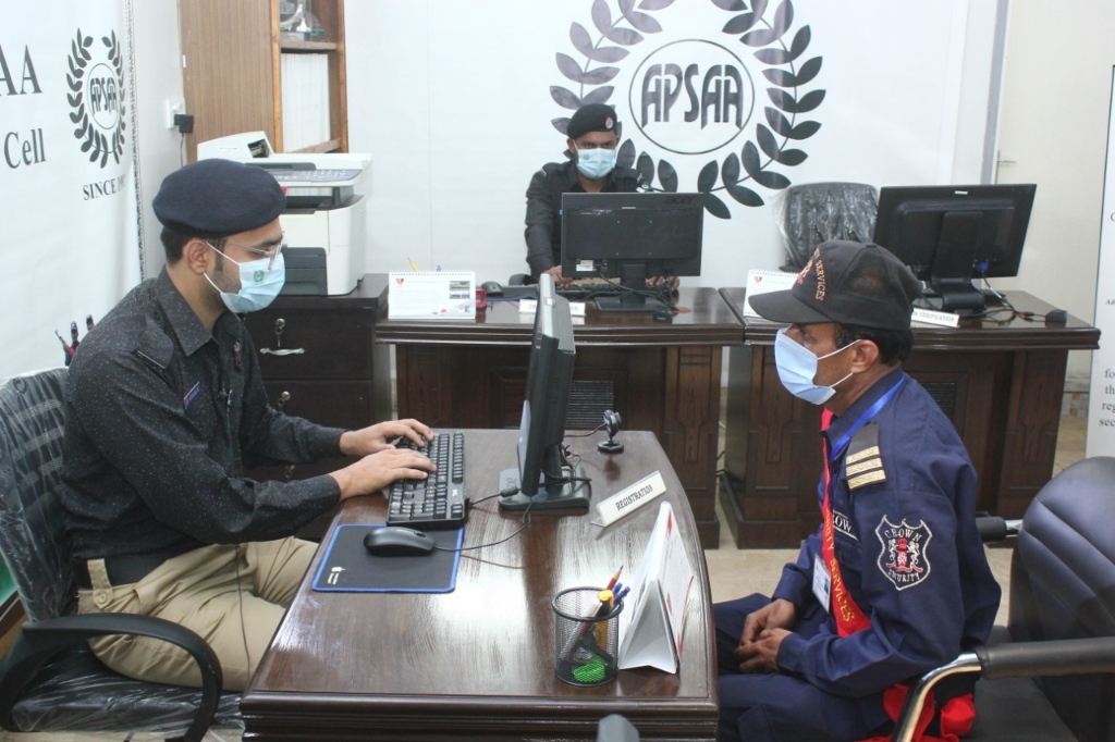 APSAA / Police Verification Registration Desk